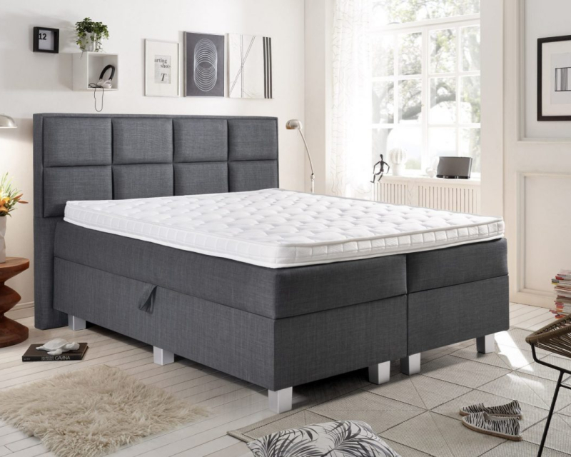 Boxspring lit avec coffre Bruxelles Patara 1