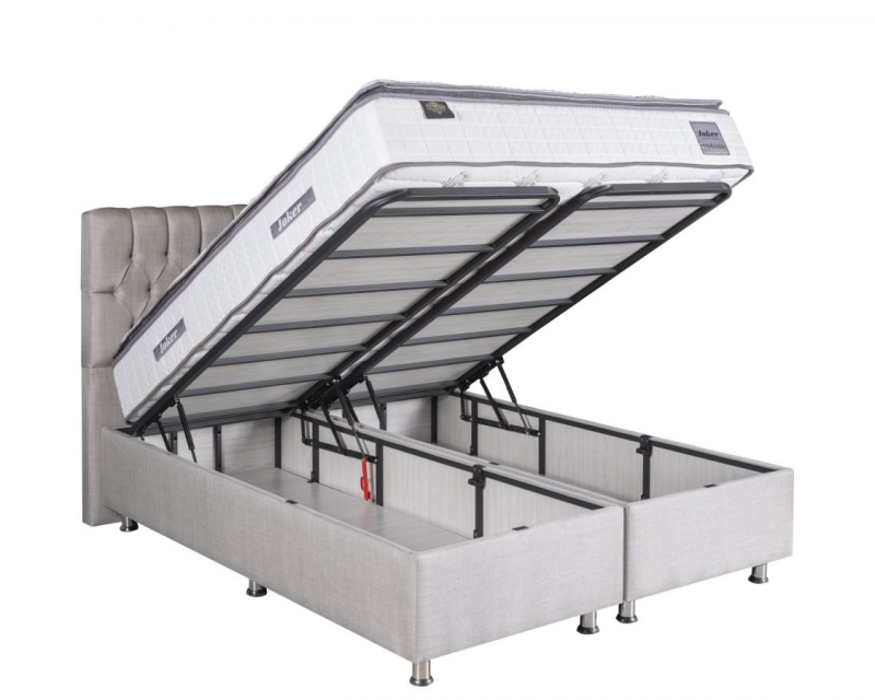 Lit design boxspring coffre Bruxelles Mozart 2
