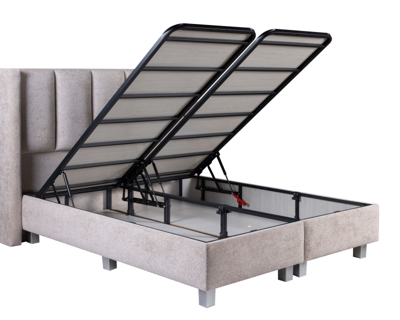 Lit design boxspring coffre Bruxelles Zara 2