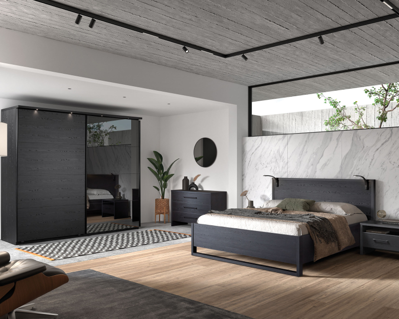 Chambre a coucher design Bruxelles Rosie 1