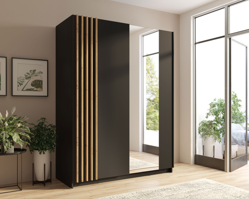 Armoire garde-robes Bruxelles Bayadero Black 1
