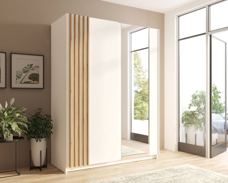 Armoire garde-robes Bruxelles Bayadero White 1