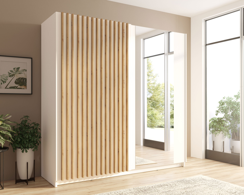 Armoire garde-robes Bruxelles DALIA White 1