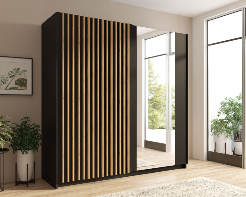 Armoire garde-robes Bruxelles DORA Black 1