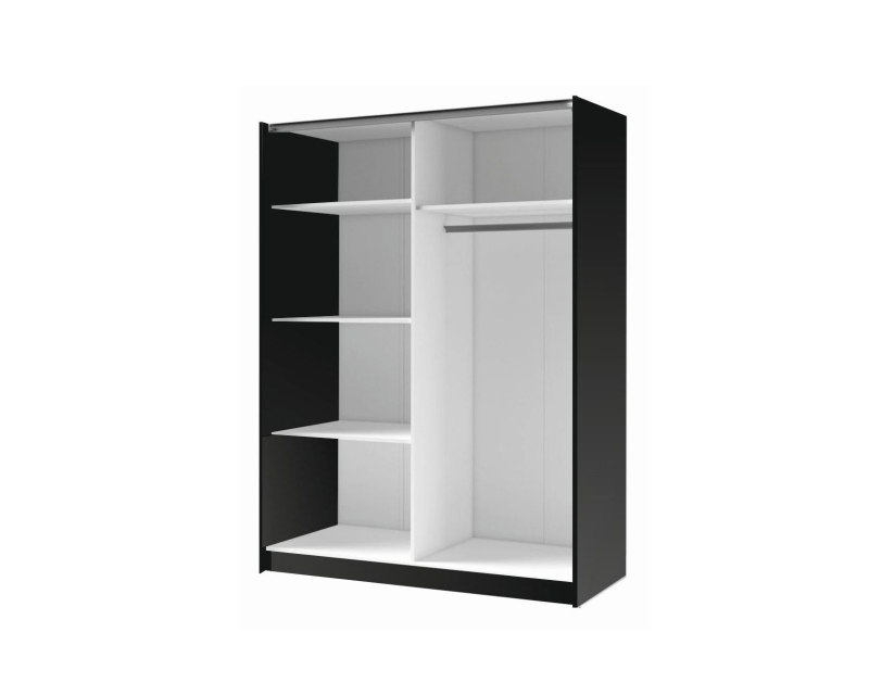 Armoire garde-robes Bruxelles DORA Black 3